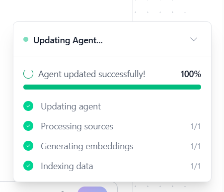 Completed AI agent ready to use